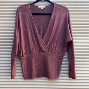 Green Envelope Woman’s Size Small Semi Crop Cross cross bodice top EUC